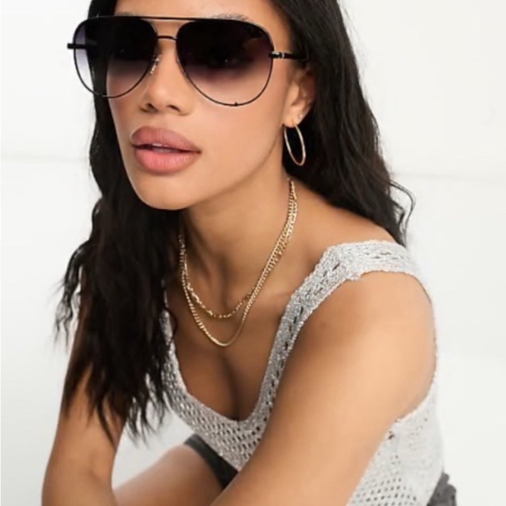 Quay Australia high key mini black fade